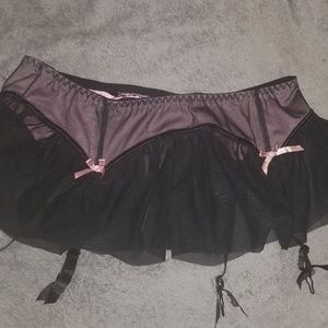 Tutu with garder straps